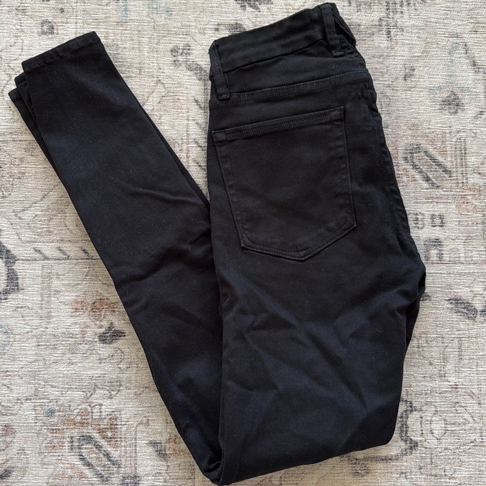 Good American Good Legs black skinny jeans | size 2